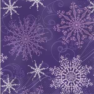   Christmas Paper Luncheon Napkins   Snowflakes: Health & Personal Care