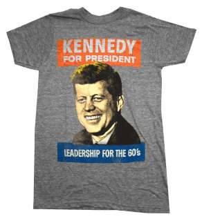   Kennedy For President 60s Political Vintage Style T Shirt Tee  