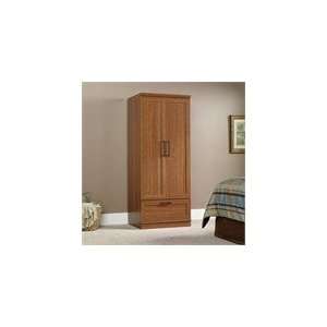  Sauder Homeplus Sienna Oak Wardrobe / Storage Cabinet 