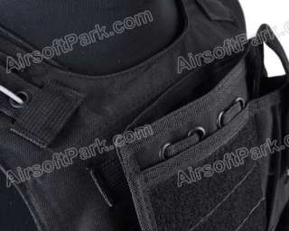 Airsoft Molle Tactical FSBE Style Carrier Vest Black2  