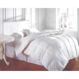 Bedding King White Feather Down Bed Comforter 64 Oz  