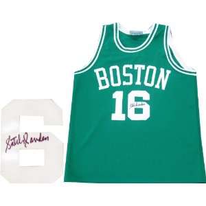  Satch Sanders Autographed Boston Celtics Authentic Jersey 
