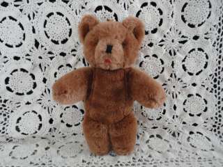 Antique Brown Mohair Teddy Bear with Tongue D27  