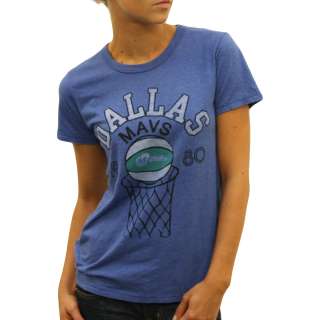Dallas Mavericks Heathered Womens T Shirt  