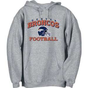  Denver Broncos Stacked Helmet Hooded Sweatshirt: Sports 