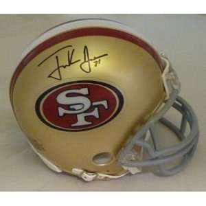  Frank Gore Autographed San Francisco 49ers Riddell Mini 