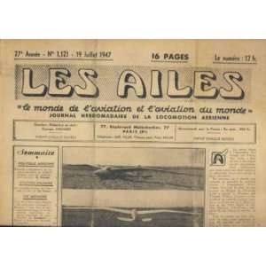  Les Ailes/journal hebdomadaire de la locomotion aerienne 