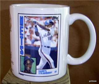 Darryl Strawberry Mug Rookie Year 1983 Mug Topps L E  