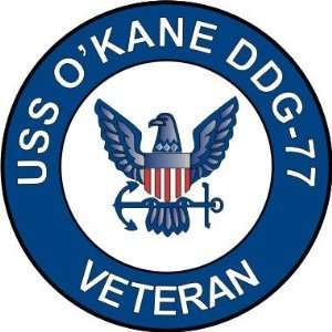  US Navy USS O Kane DDG 77 Ship Veteran Decal Sticker 5.5 