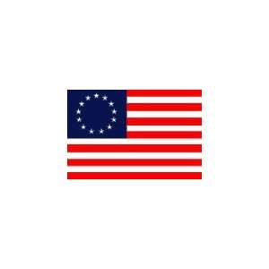  Betsy Ross Endura Gloss Mounted Flag, 8 x 12 Sports 