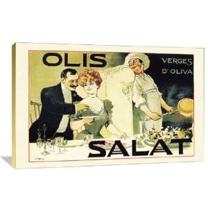 Olis Salat   Verges dOliva   Gallery Wrapped Canvas   Museum Quality 