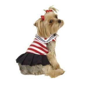  Maxs Closet 90819L Red Sailor Collar Nautical Dress Pet 