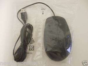 NEW Dell Black Optical Wired Mouse w/Scroll Wheel 9RRC7 356WK 5Y2RG 