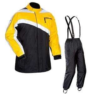  TOURMASTER DEFENDER RAINSUIT (MEDIUM) (BLACK/YELLOW 