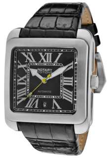 Rotary Watch 700C Mens Editions Automatic Black Leather  