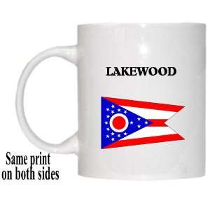  US State Flag   LAKEWOOD, Ohio (OH) Mug 