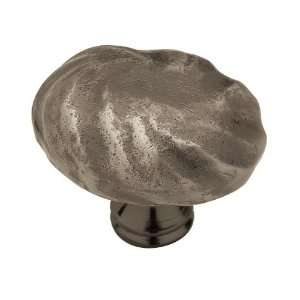   Pewter Rustique 42mm Rustique Oval Knob from the Rustique Colle