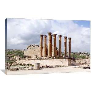  Roman Temple of Artemis, Jordan   Gallery Wrapped Canvas 