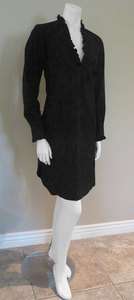 NWT $108 GAP (for ROLAND MOURET) Black Ruffle Dress, wool blend, size 