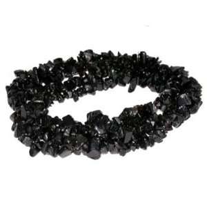 Black Onyx Chips Gemstone Beads Strand 36, Grade B: Patio 