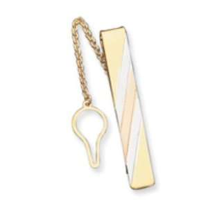  Sterling Silver Vermeil Tie Bar: Jewelry