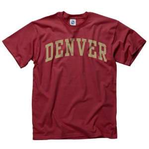  Denver Pioneers Cardinal Arch T Shirt