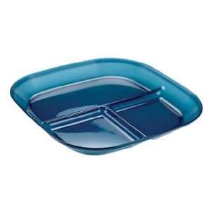  Infinity Divided Plate, Blue