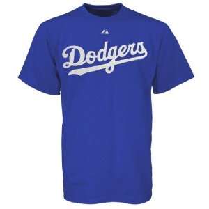  Los Angeles Dodgers Royal Blue Wordmark T Shirt by 