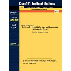  Studyguide for Law and Economics by Robert B. Cooter, ISBN 