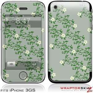   3GS Skin   Victorian Design Green by WraptorSkinz 