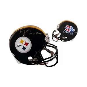 Ben Roethlisberger Autographed Helmet  Details: Pittsburgh Steelers 