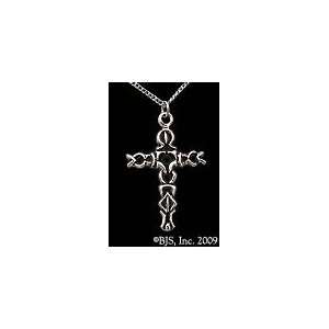    long rhodium plated chain Necklace Vampire Jewelry: Everything Else