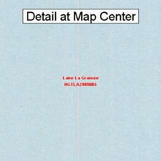 USGS Topographic Quadrangle Map   Lake La Graisse, Louisiana (Folded 