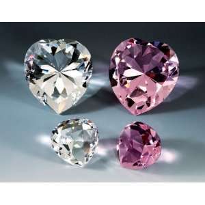   & Forever Optical Crystal Pink Diamond Heart   Small: Home & Kitchen