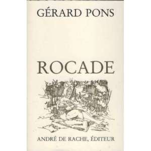  rocade Pons Gerard Books