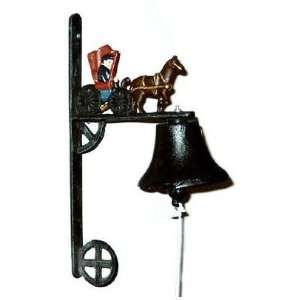 Cajun Cookware Bells Horse And Buggy Cast Iron Dinner Bell  