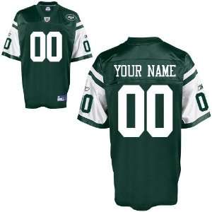 New York Jets Customized Premier Home Jersey Mens:  Sports 