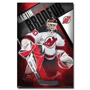 New Jersey Devils (Martin Brodeur) Sports Poster Print  