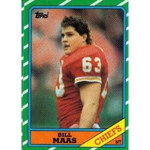  1986 Topps #310 Bill Maas   Kansas City Chiefs (Football 
