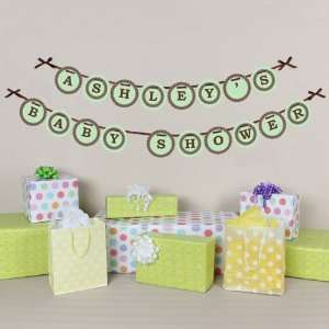   Its A Baby   Personalized Baby Shower Garland Banner: Toys & Games
