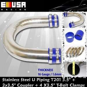 Exhaust Intercooler Downpipe Header DIY Stainless Steel Piping T201 U 