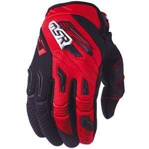  MSR Racing Renegade Gloves   Large/Red/Black Automotive