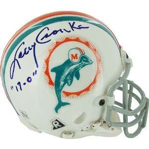  Larry Csonka Mini Helmet   with 17 0 Inscription Sports 