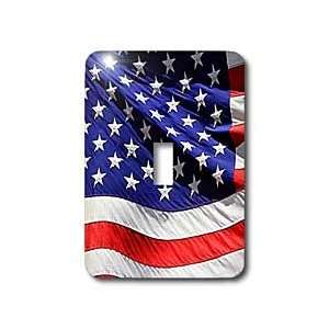 Sandy Mertens Patriotic   American Flag   Light Switch Covers   single 
