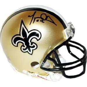 Marques Colston Signed Saints Mini Helmet Sports 