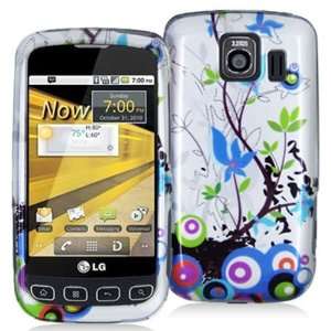  LG OPTIMUS S LS670 2D TRENDY FLOWER CASE Cell Phones 