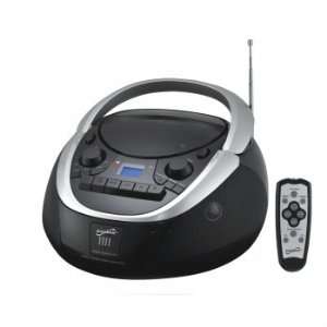   MP3/CD Player with AUX Inputs, Cassette Recorder and AM/FM Radio: MP3