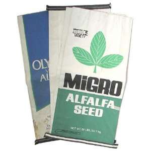  Pkg (5) 4 Ply 50LB Alafalfa Seed Paper Bags. Great for 
