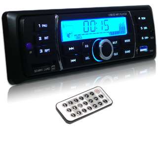 In Dash SD USB MP3 Car Stereo Radio Player FM Non CD iPhone Front Aux 
