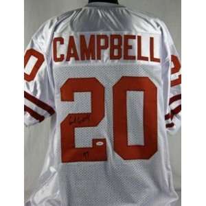 Texas Earl Campbell 77 Authentic Signed Jersey Jsa #w193681 